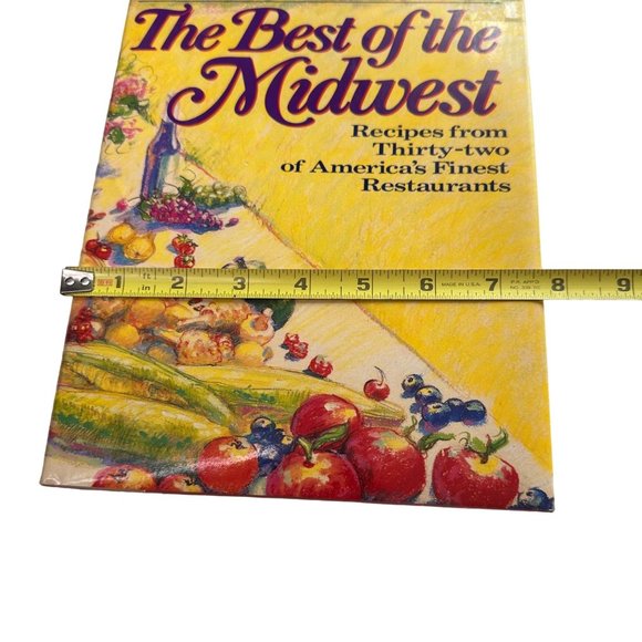 VTG 1990 Best of the Midwest Cookbook hardcover 10”x8”x1” - Picture 11 of 12